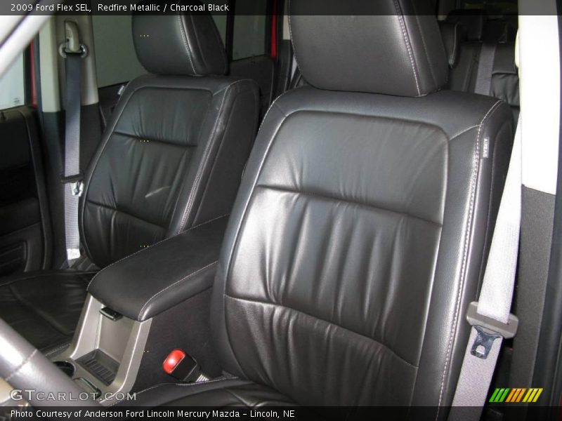 Redfire Metallic / Charcoal Black 2009 Ford Flex SEL