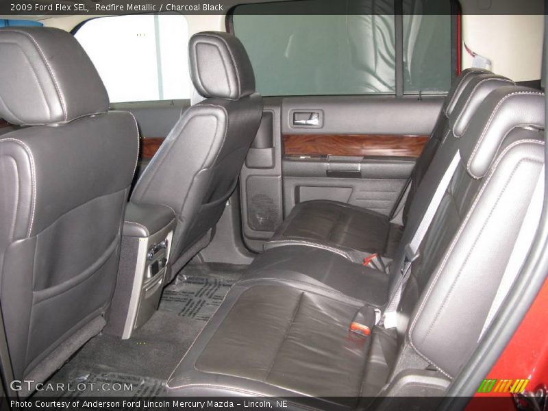Redfire Metallic / Charcoal Black 2009 Ford Flex SEL