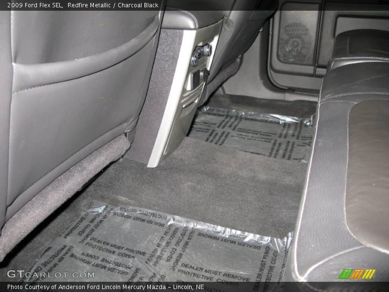 Redfire Metallic / Charcoal Black 2009 Ford Flex SEL