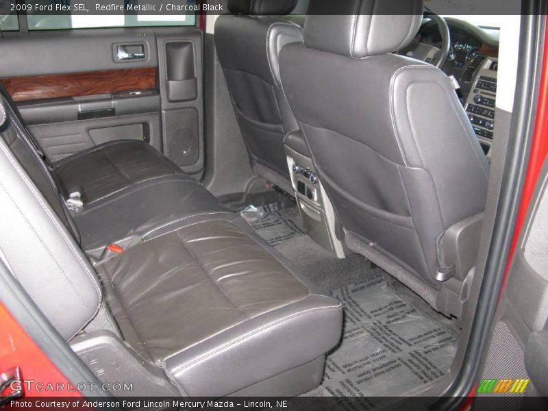 Redfire Metallic / Charcoal Black 2009 Ford Flex SEL