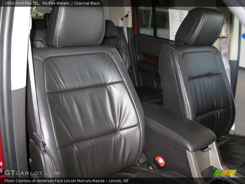 Redfire Metallic / Charcoal Black 2009 Ford Flex SEL