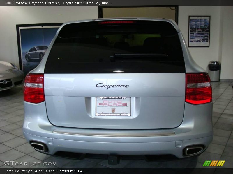 Crystal Silver Metallic / Black 2008 Porsche Cayenne Tiptronic