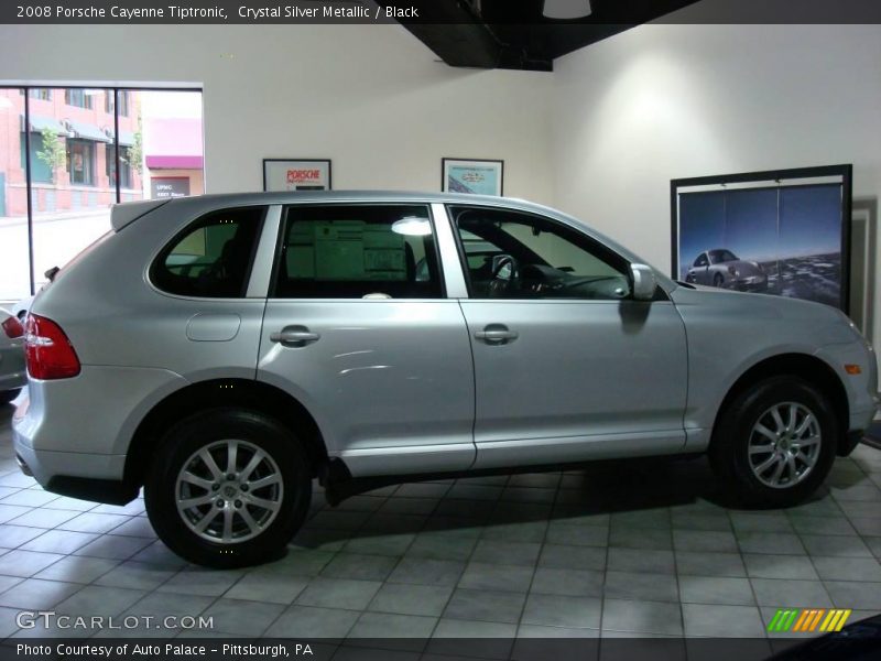 Crystal Silver Metallic / Black 2008 Porsche Cayenne Tiptronic
