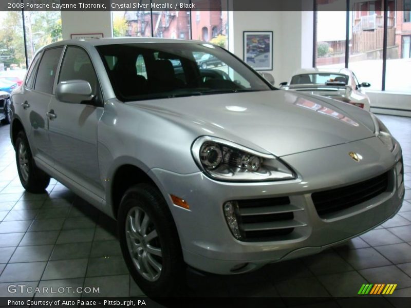 Crystal Silver Metallic / Black 2008 Porsche Cayenne Tiptronic