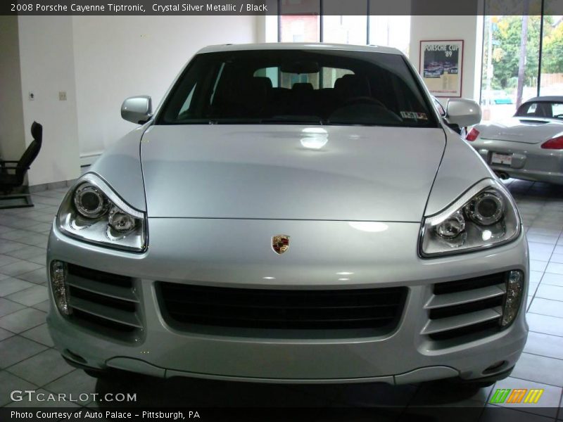 Crystal Silver Metallic / Black 2008 Porsche Cayenne Tiptronic