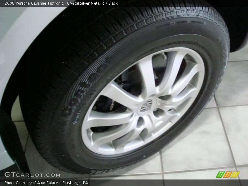 Crystal Silver Metallic / Black 2008 Porsche Cayenne Tiptronic