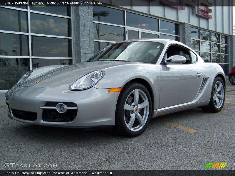 Arctic Silver Metallic / Stone Grey 2007 Porsche Cayman