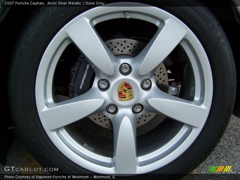 Arctic Silver Metallic / Stone Grey 2007 Porsche Cayman