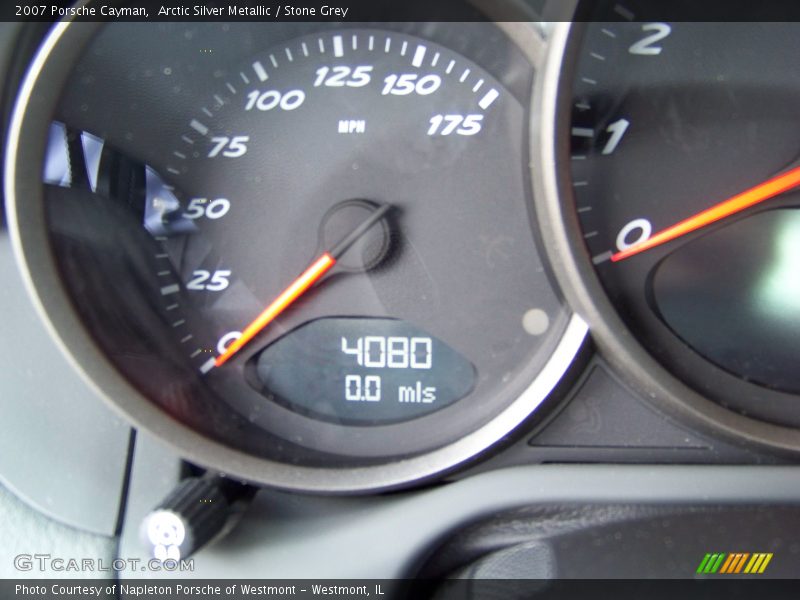 Arctic Silver Metallic / Stone Grey 2007 Porsche Cayman