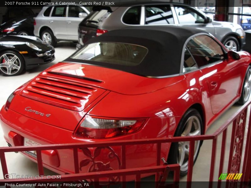 Guards Red / Black 2007 Porsche 911 Carrera 4 Cabriolet