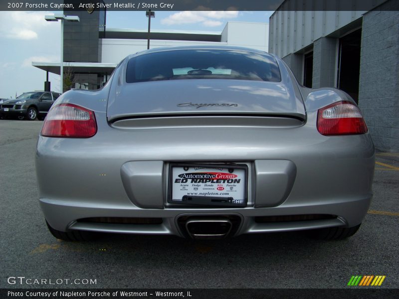 Arctic Silver Metallic / Stone Grey 2007 Porsche Cayman