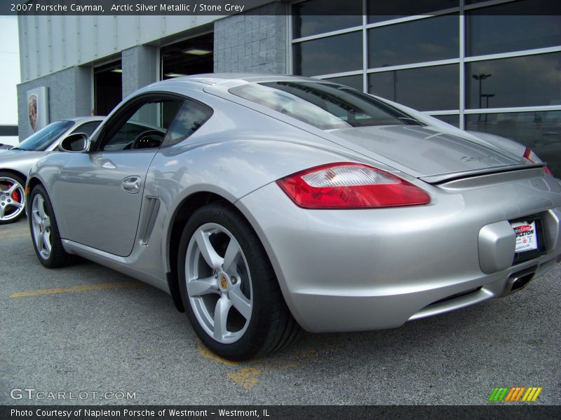 Arctic Silver Metallic / Stone Grey 2007 Porsche Cayman
