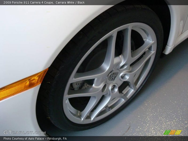 Carrara White / Black 2009 Porsche 911 Carrera 4 Coupe