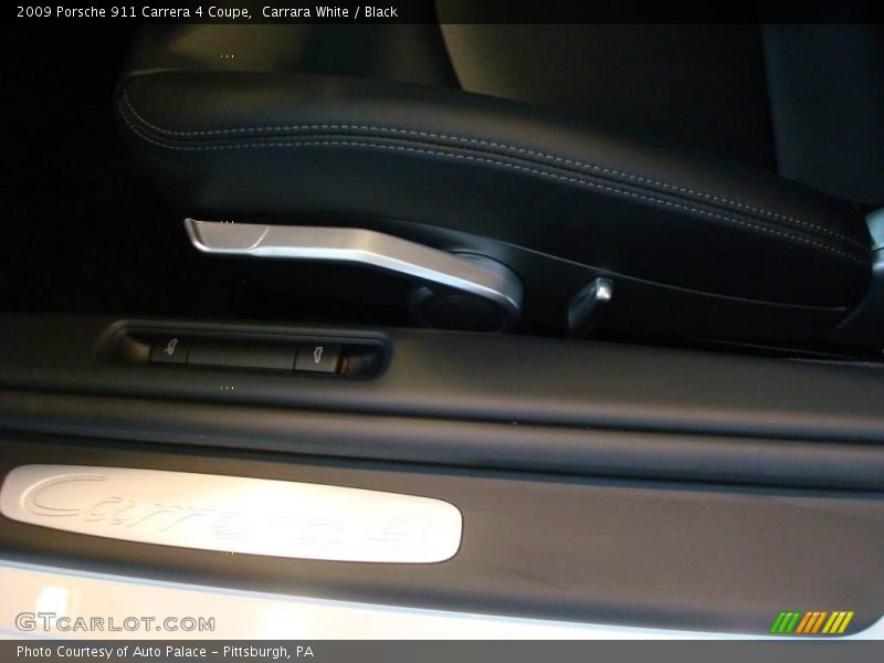 Carrara White / Black 2009 Porsche 911 Carrera 4 Coupe