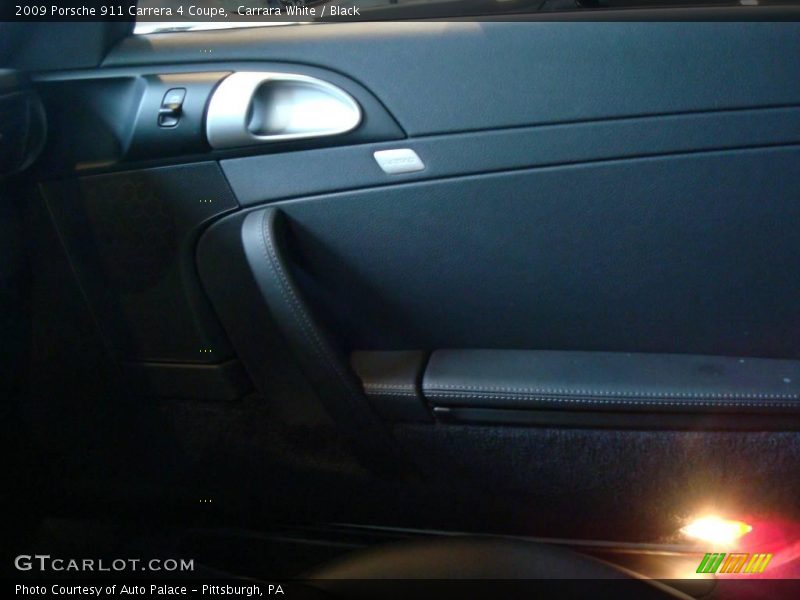 Carrara White / Black 2009 Porsche 911 Carrera 4 Coupe