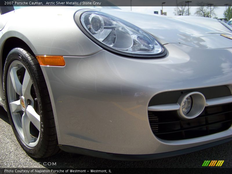 Arctic Silver Metallic / Stone Grey 2007 Porsche Cayman