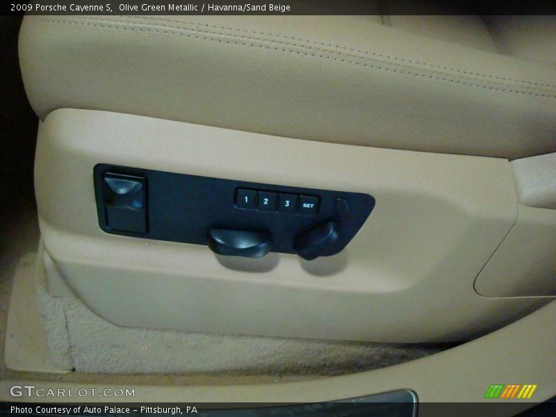 Olive Green Metallic / Havanna/Sand Beige 2009 Porsche Cayenne S