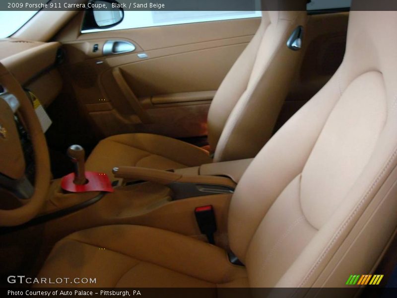 Black / Sand Beige 2009 Porsche 911 Carrera Coupe