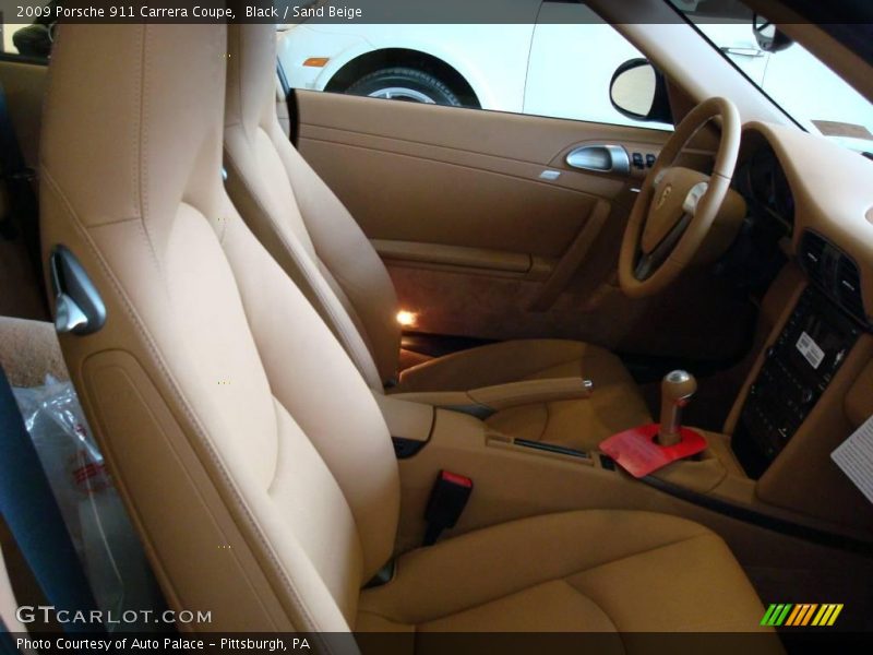 Black / Sand Beige 2009 Porsche 911 Carrera Coupe