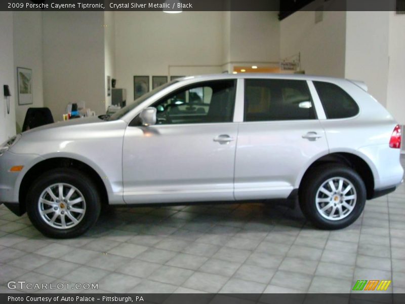 Crystal Silver Metallic / Black 2009 Porsche Cayenne Tiptronic
