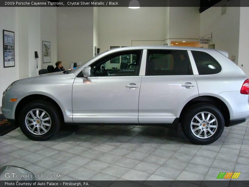 Crystal Silver Metallic / Black 2009 Porsche Cayenne Tiptronic