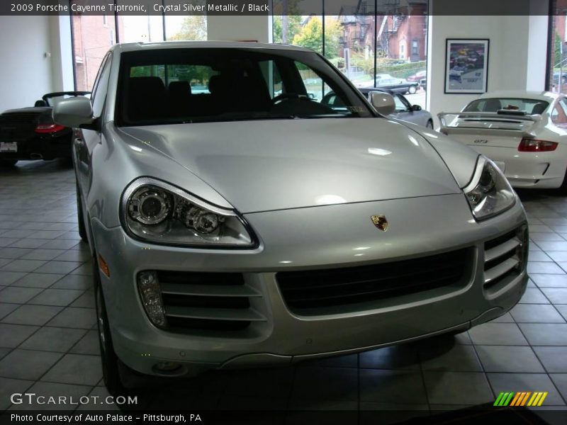 Crystal Silver Metallic / Black 2009 Porsche Cayenne Tiptronic