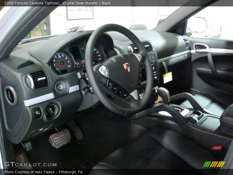 Crystal Silver Metallic / Black 2009 Porsche Cayenne Tiptronic