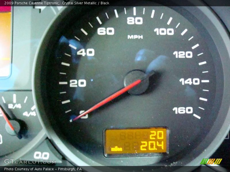 Crystal Silver Metallic / Black 2009 Porsche Cayenne Tiptronic