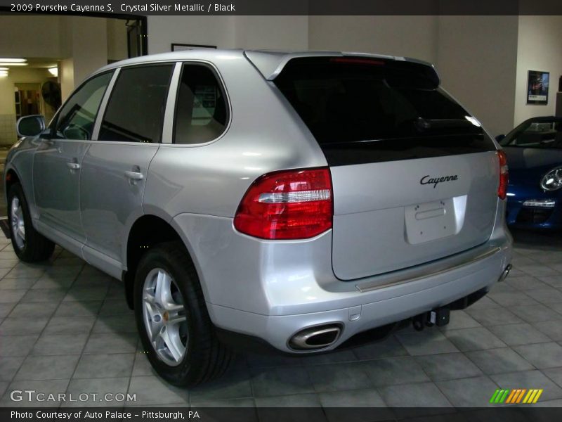 Crystal Silver Metallic / Black 2009 Porsche Cayenne S