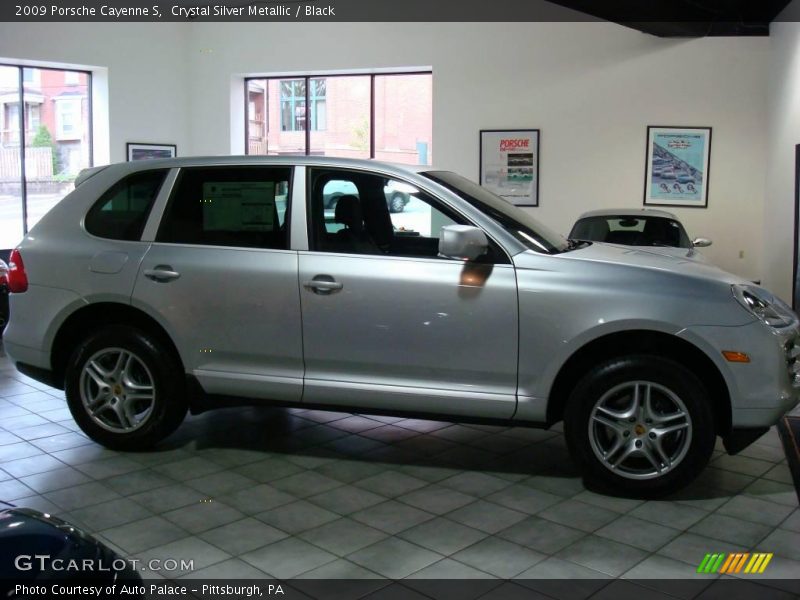 Crystal Silver Metallic / Black 2009 Porsche Cayenne S