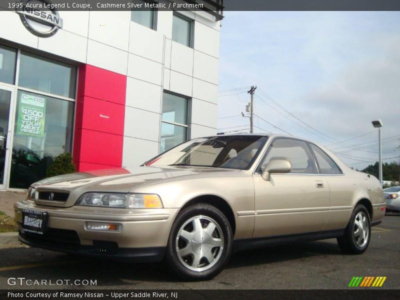 Cashmere Silver Metallic / Parchment 1995 Acura Legend L Coupe