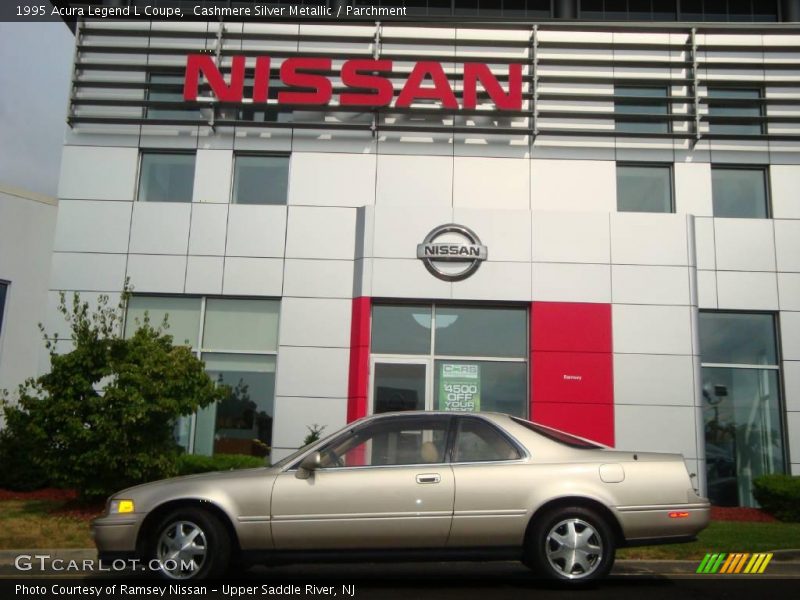 Cashmere Silver Metallic / Parchment 1995 Acura Legend L Coupe
