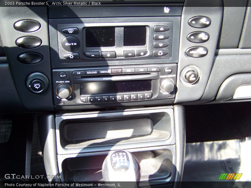 Arctic Silver Metallic / Black 2003 Porsche Boxster S