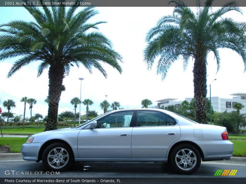 Satin Silver Metallic / Ebony 2001 Acura TL 3.2