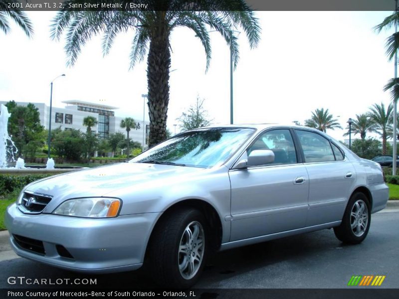 Satin Silver Metallic / Ebony 2001 Acura TL 3.2