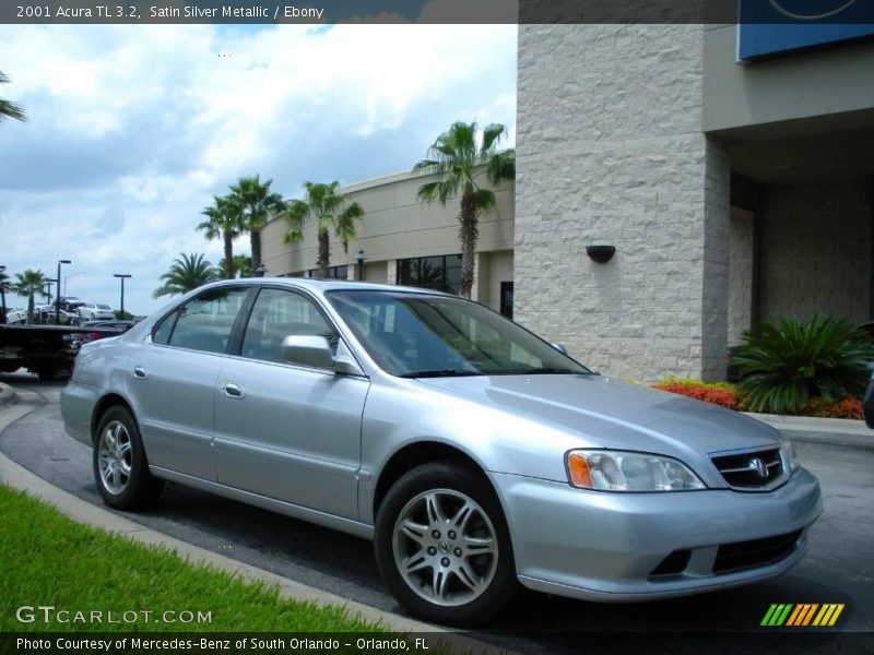 Satin Silver Metallic / Ebony 2001 Acura TL 3.2