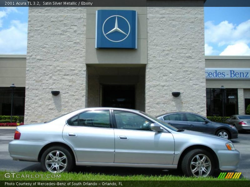 Satin Silver Metallic / Ebony 2001 Acura TL 3.2