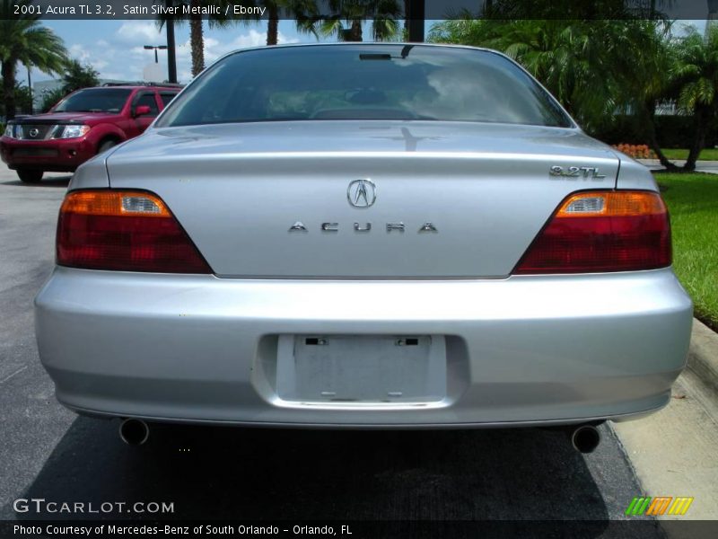 Satin Silver Metallic / Ebony 2001 Acura TL 3.2