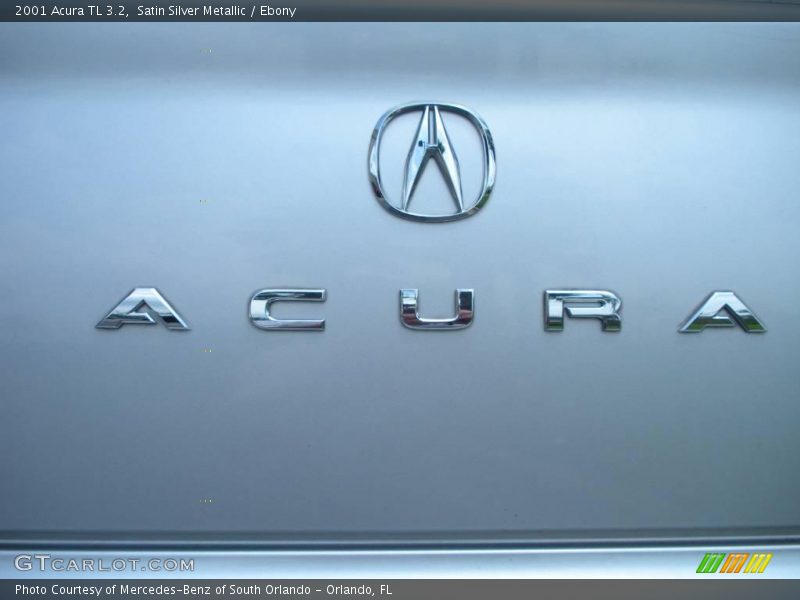 Satin Silver Metallic / Ebony 2001 Acura TL 3.2