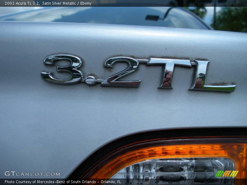 Satin Silver Metallic / Ebony 2001 Acura TL 3.2