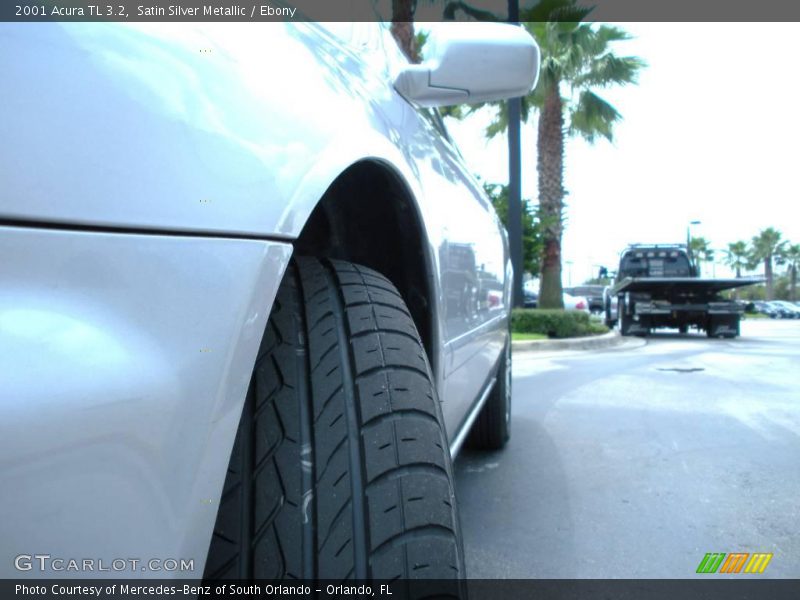 Satin Silver Metallic / Ebony 2001 Acura TL 3.2