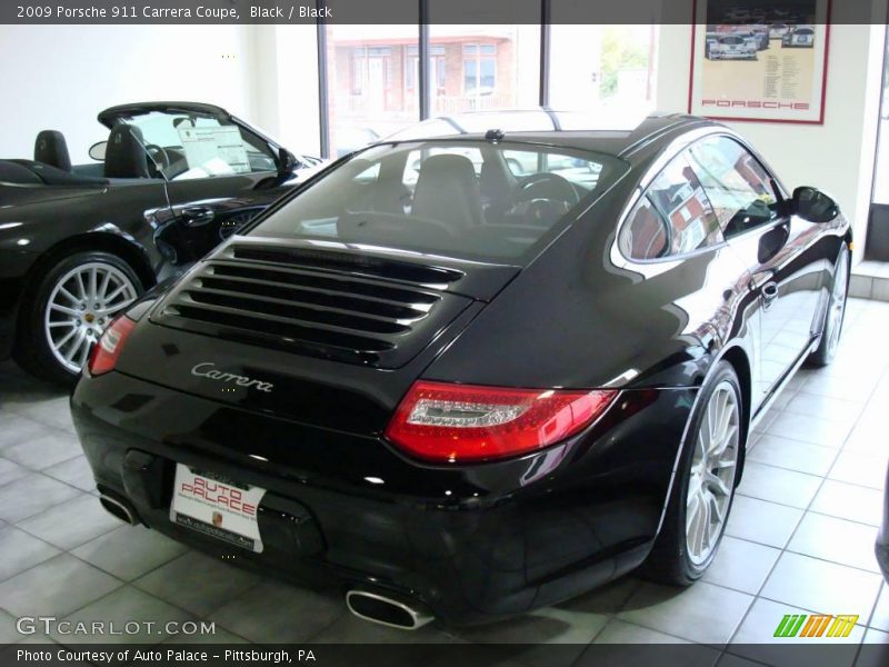 Black / Black 2009 Porsche 911 Carrera Coupe