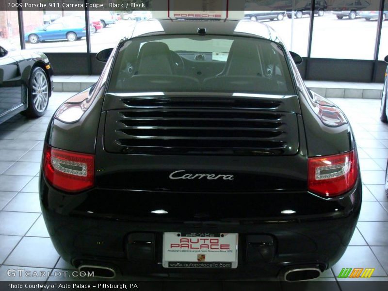 Black / Black 2009 Porsche 911 Carrera Coupe
