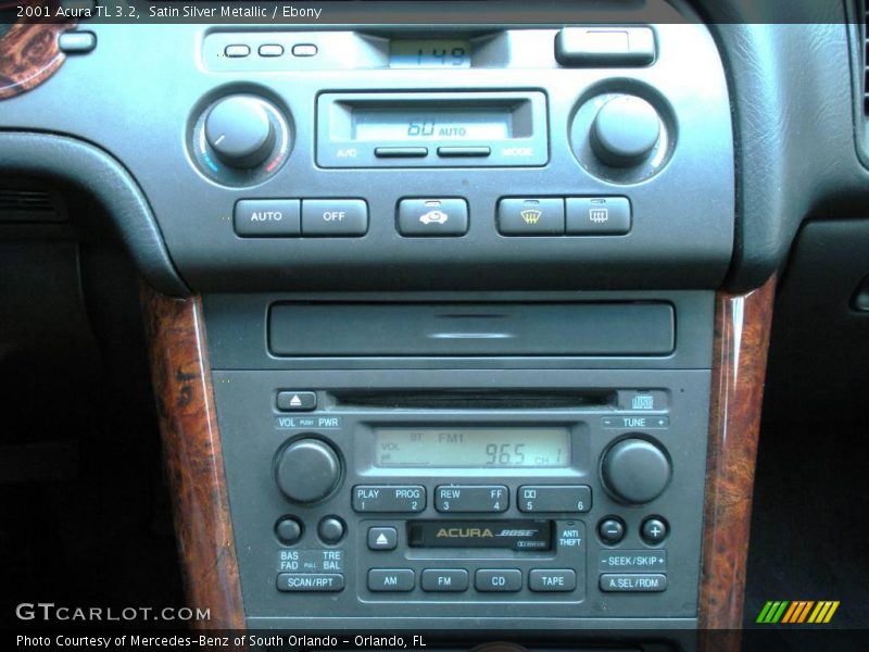 Satin Silver Metallic / Ebony 2001 Acura TL 3.2