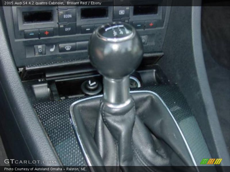 Brilliant Red / Ebony 2005 Audi S4 4.2 quattro Cabriolet