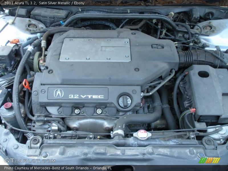 Satin Silver Metallic / Ebony 2001 Acura TL 3.2