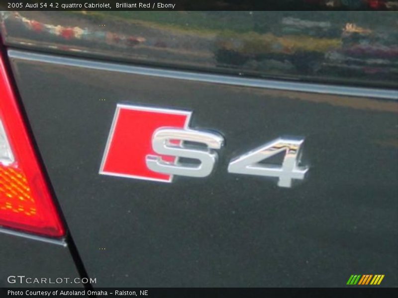 Brilliant Red / Ebony 2005 Audi S4 4.2 quattro Cabriolet