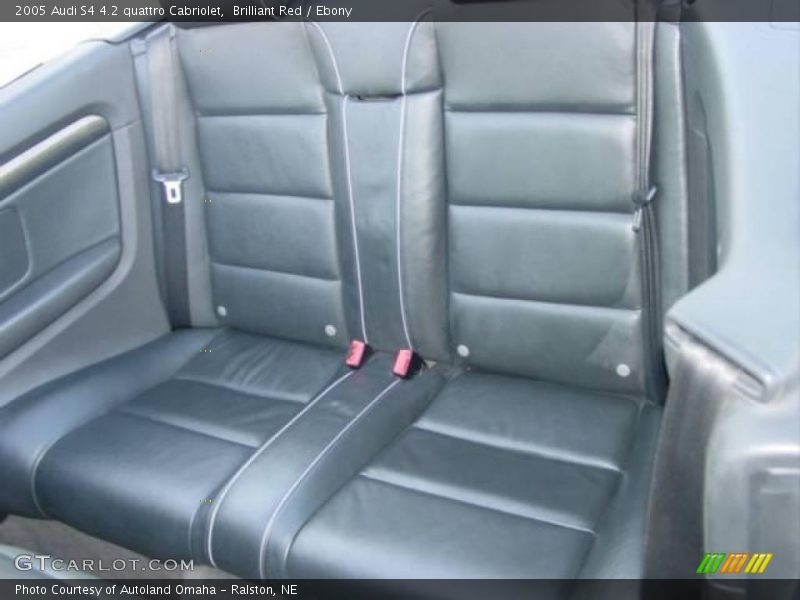 Brilliant Red / Ebony 2005 Audi S4 4.2 quattro Cabriolet