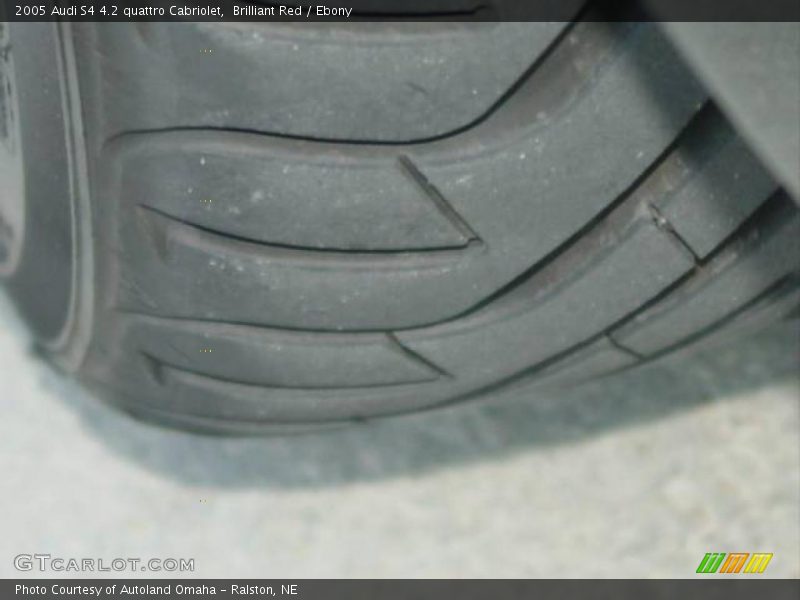 Brilliant Red / Ebony 2005 Audi S4 4.2 quattro Cabriolet