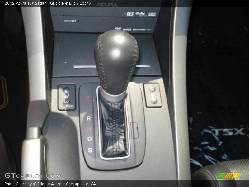 Grigio Metallic / Ebony 2009 Acura TSX Sedan